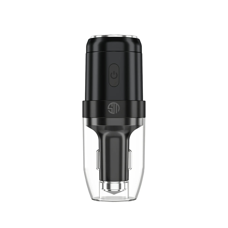 Sunmon Mini Portable Electric Shaver for Car with Window Breaker & Type-C Phone Charger