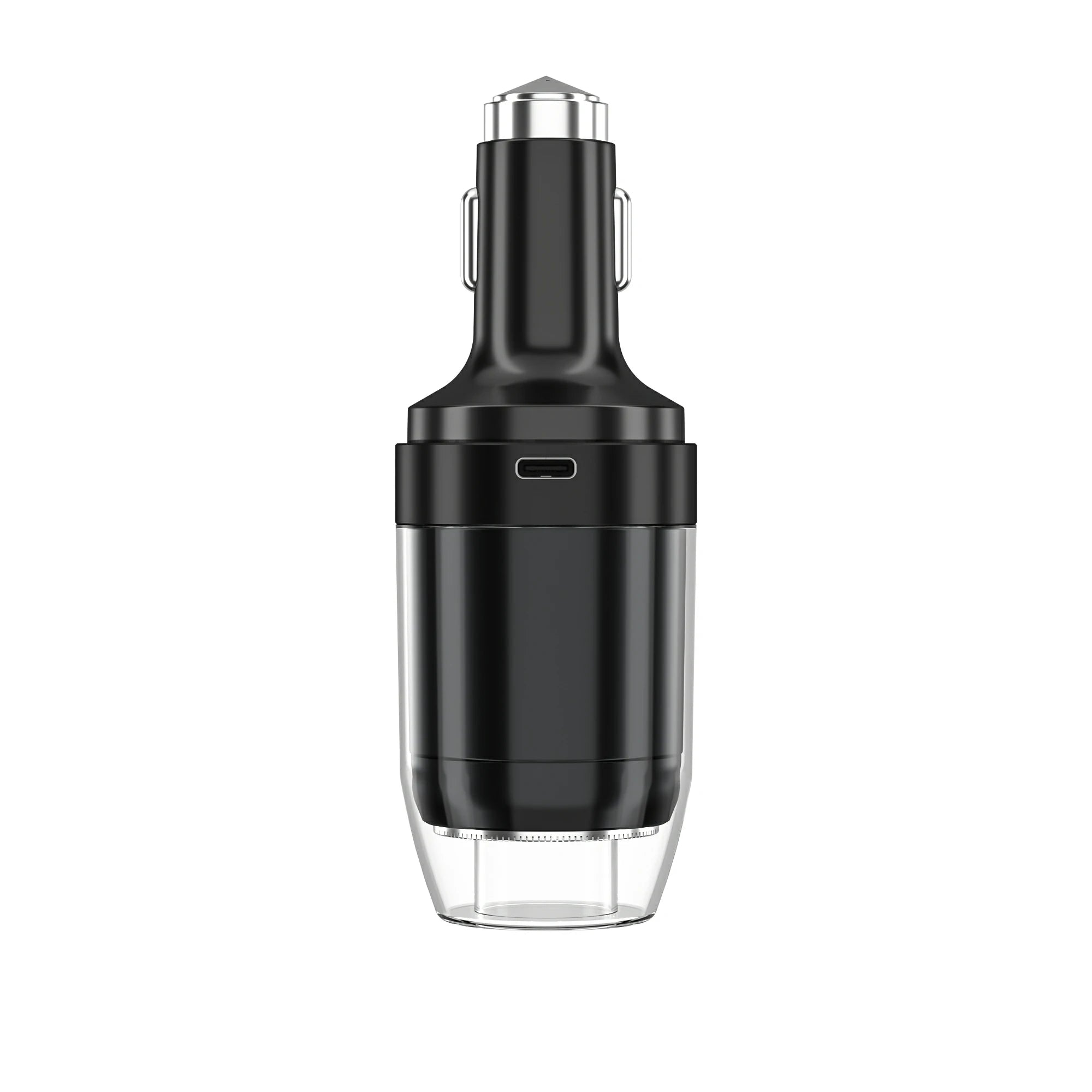 Sunmon Mini Portable Electric Shaver for Car with Window Breaker & Type-C Phone Charger