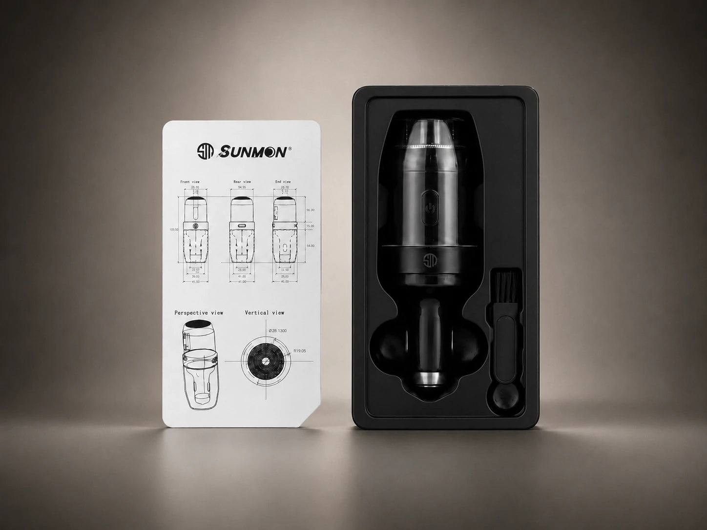 Sunmon Mini Portable Electric Shaver for Car with Window Breaker & Type-C Phone Charger